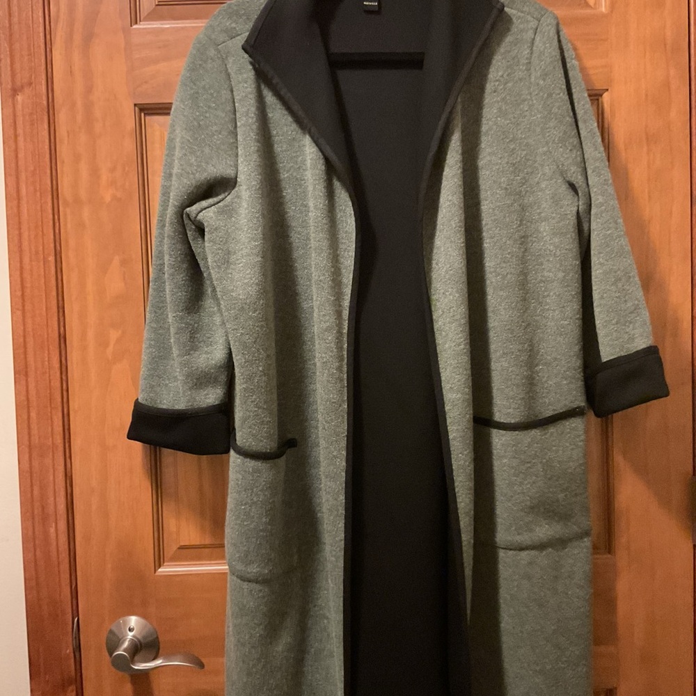 Clara Sun Woo Green and Black Coat